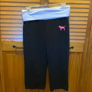 EUC / VS Pink crop yoga pants